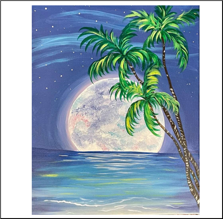 Moonlit Palms